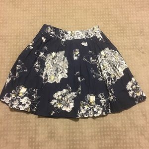 Anthropologie full flowered skirt
